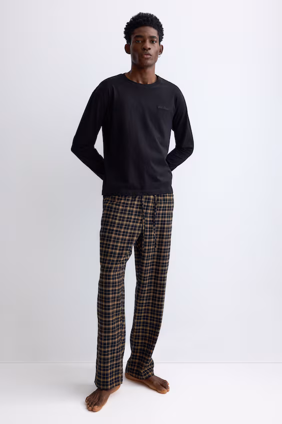 Пижама свитер и брюки из хлопка