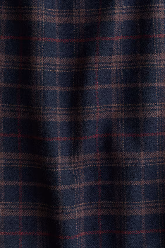 Брюки из фланели с комфортной посадкой