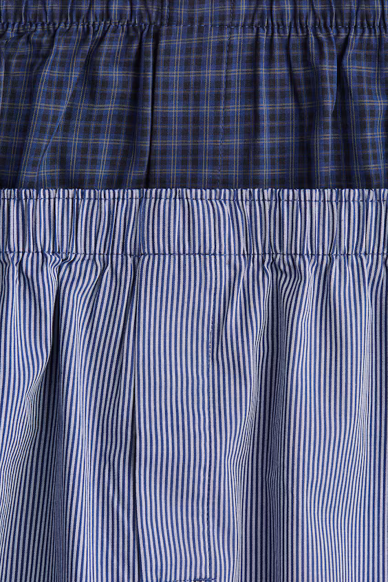 Пачка из 2 боксеров из ткани