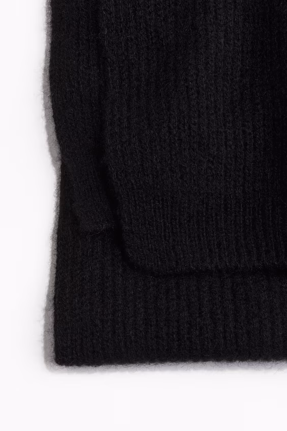 Ребристый кашемировый шарф