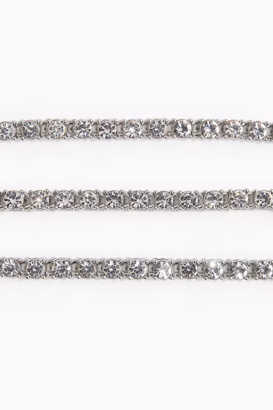 Ожерелье с кристаллами