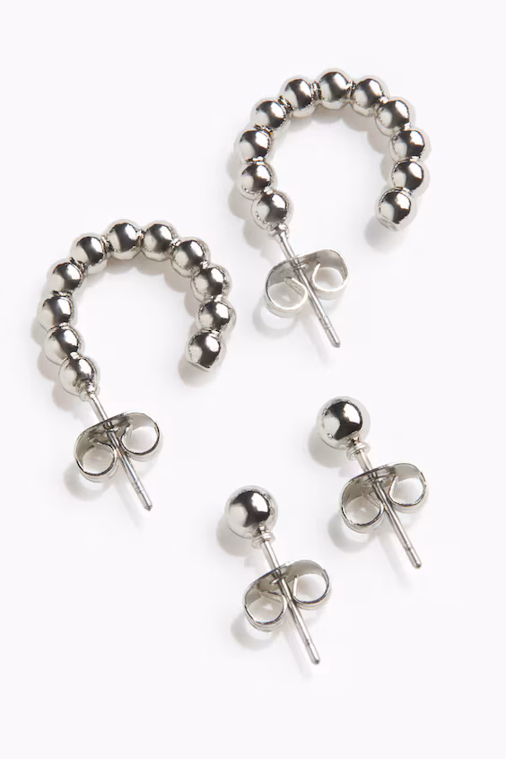 2 пары сережек