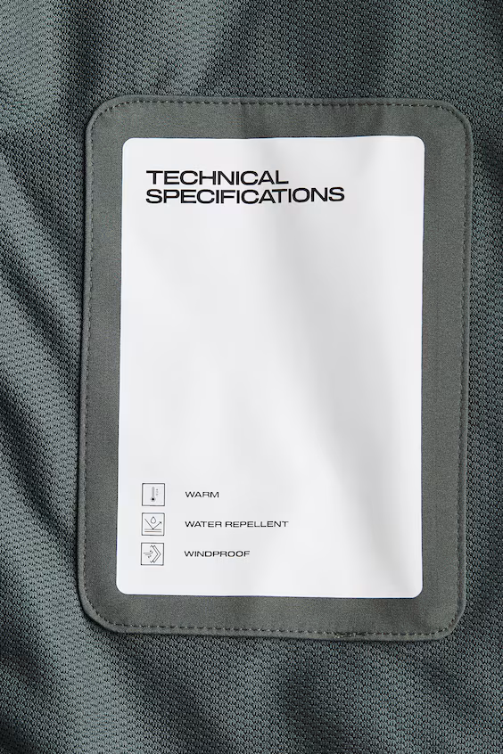 Ветровка-софтшелл с водоотталкивающим покрытием стандартного силуэта