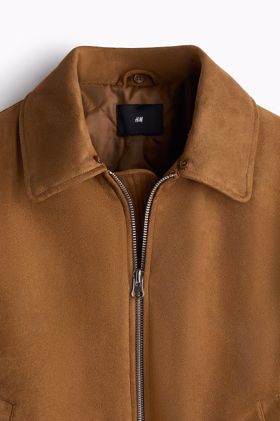 Пальто с меховым воротником