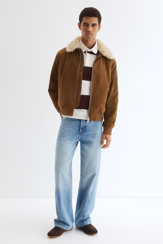 Пальто с меховым воротником