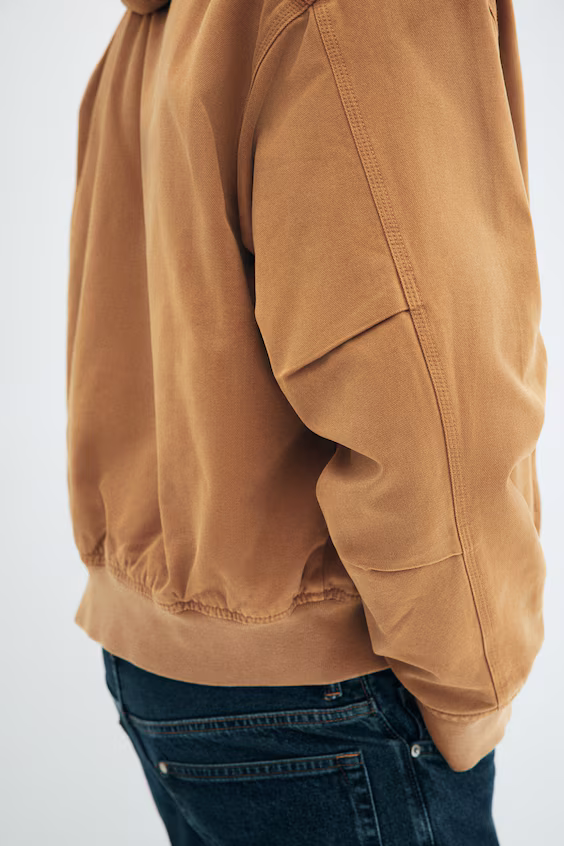 Парка с капюшоном в стиле воркер