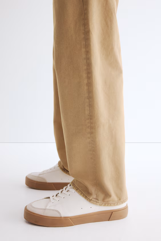 Брюки из хлопка relaxed fit