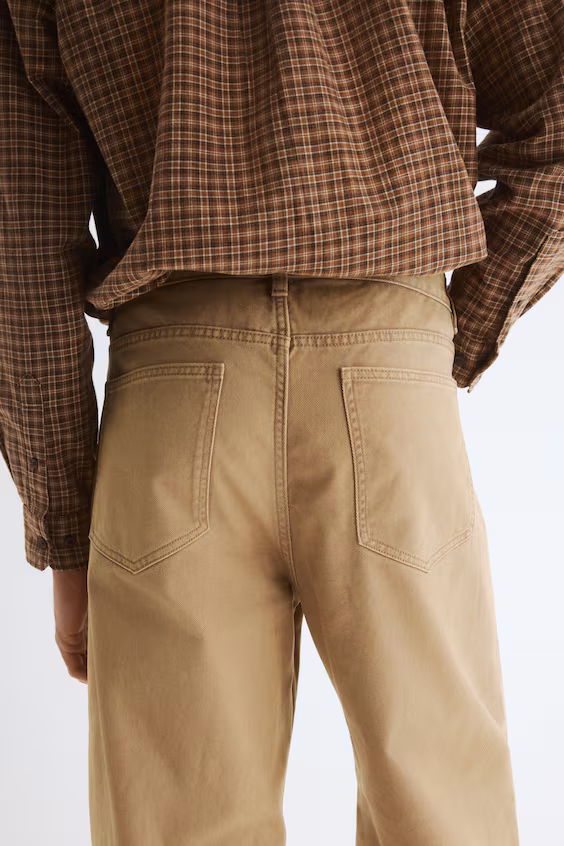 Брюки из хлопка relaxed fit