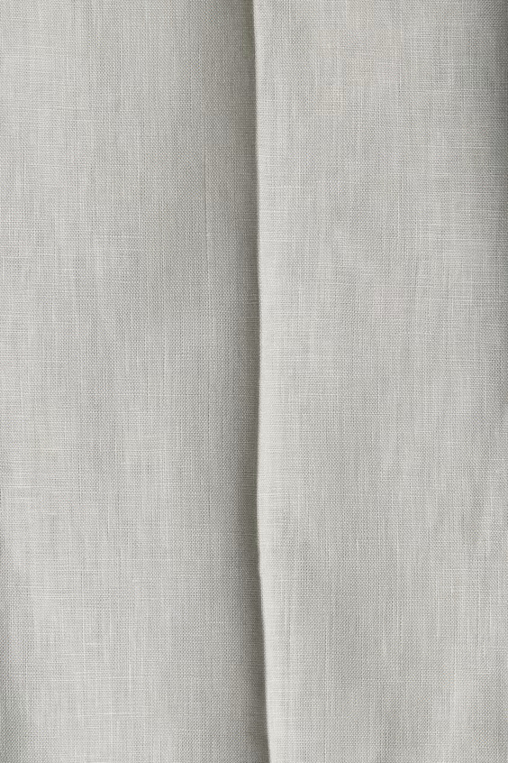 Брюки-классики из льна с узким кроем