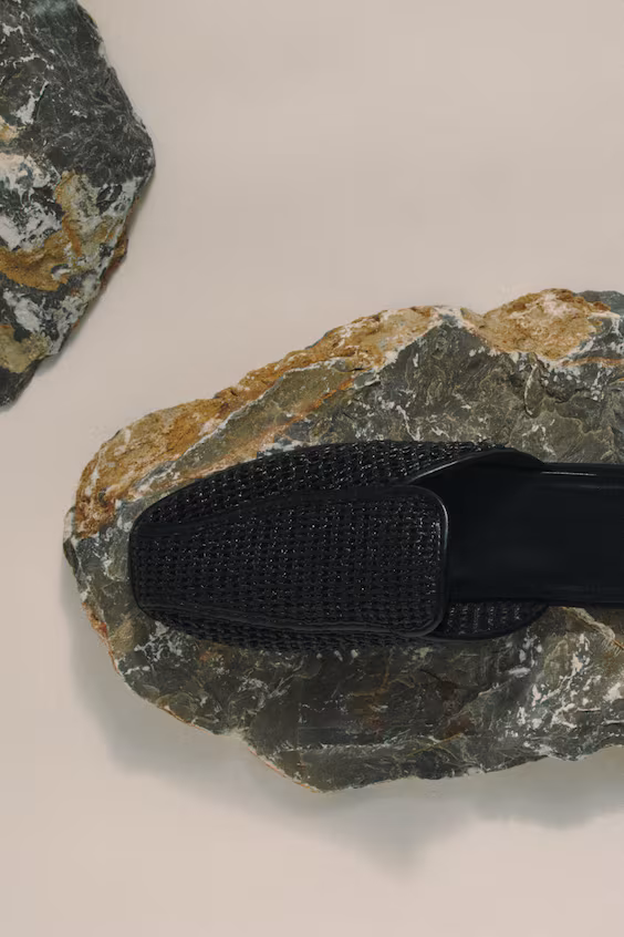 Шорты из смесового льна свободного кроя