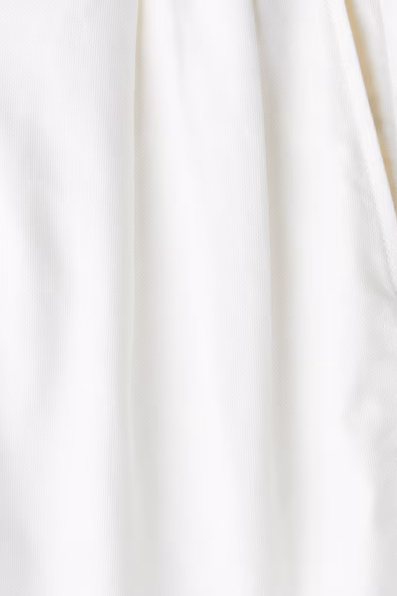 Шорты из смесового льна свободного кроя