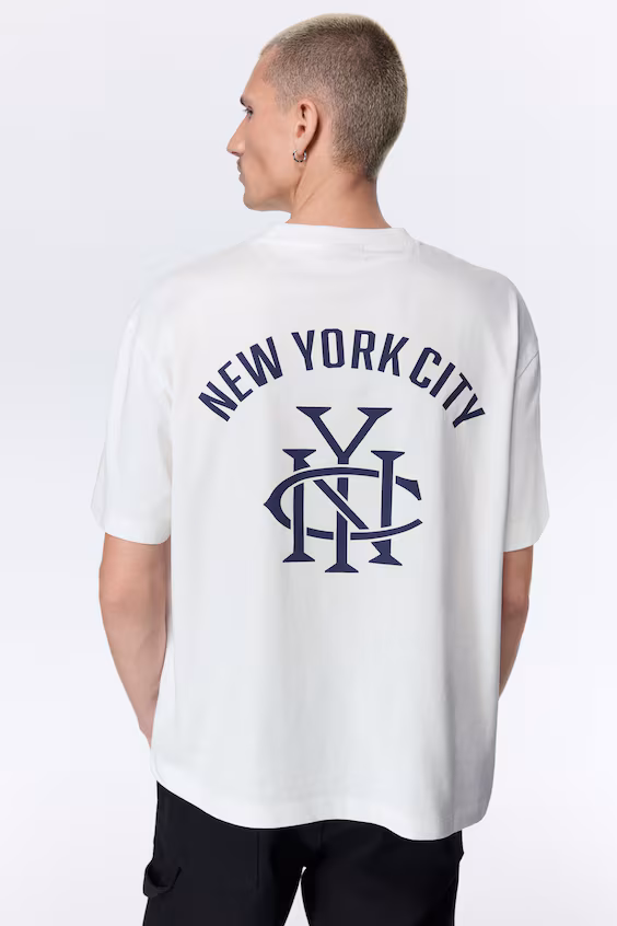 Футболка с принтом loose fit