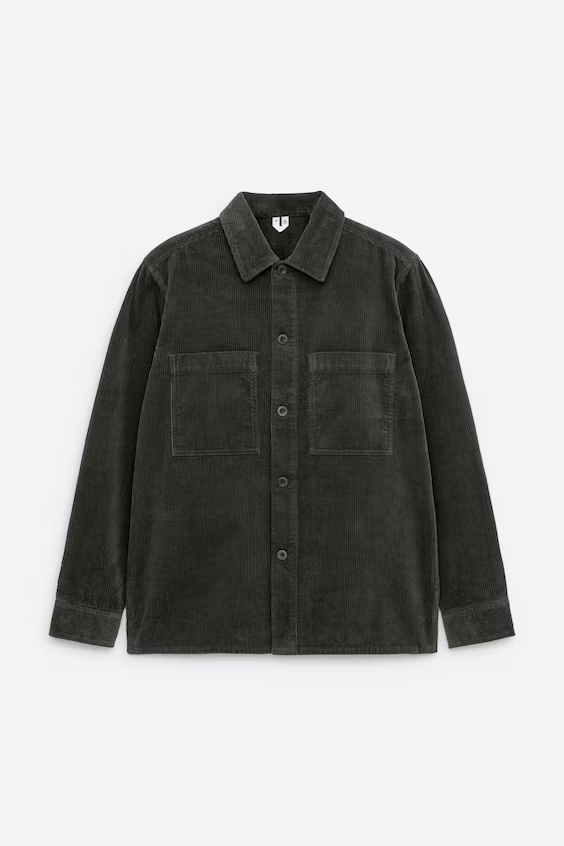 Рубашка-овершерт из вельвета