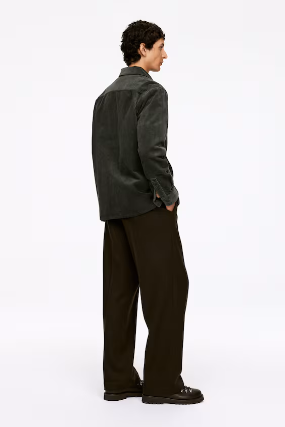 Рубашка-овершерт из вельвета