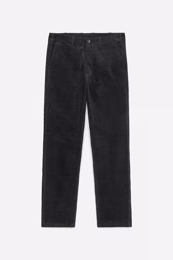 Брюки-чино из вельвета прямого кроя