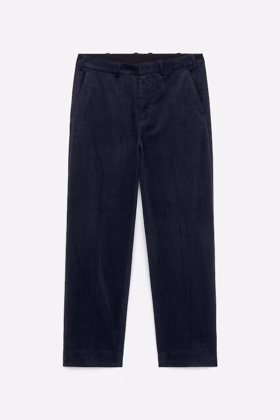 Клешеные брюки из вельвета