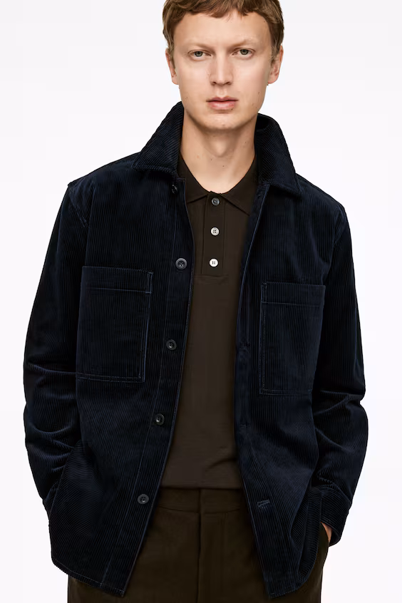 Рубашка-ковер из вельвета