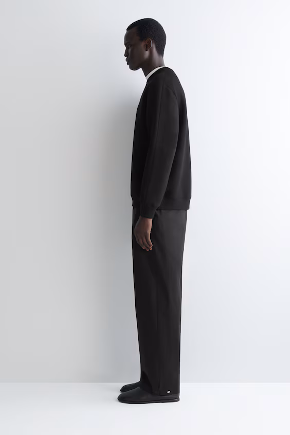 Свитшот из сублимированного неопрена с комфортным кроем h&m