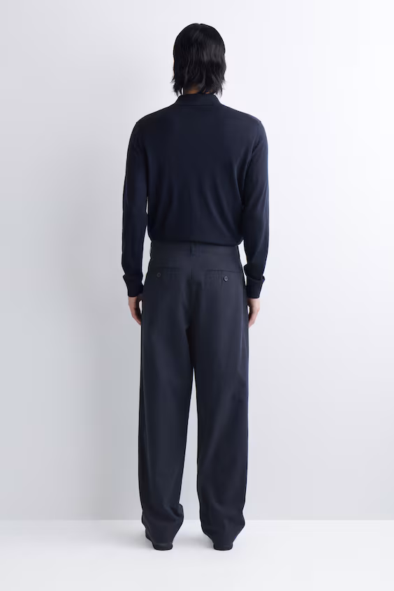 Брюки-чино из хлопка прямого кроя