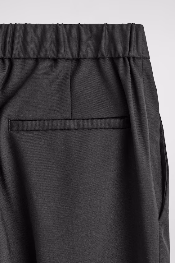 Узкие шерстяные брюки