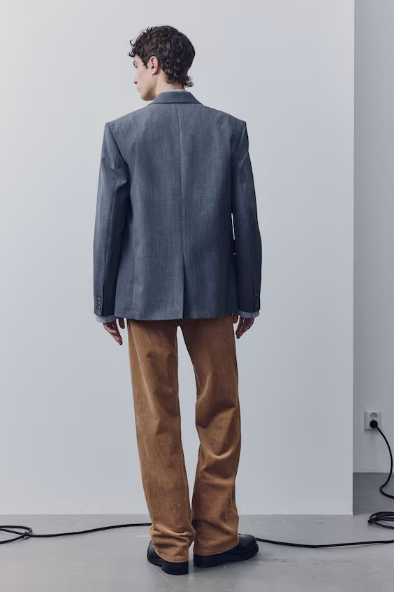 Брюки с 5 карманами из бархатистой ткани