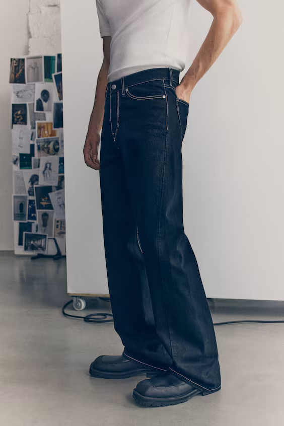 Джинсы loose twisted