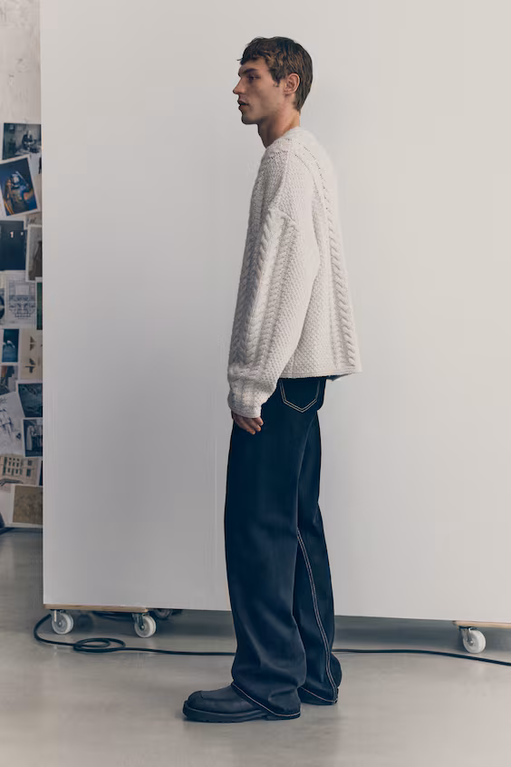 Джинсы loose twisted