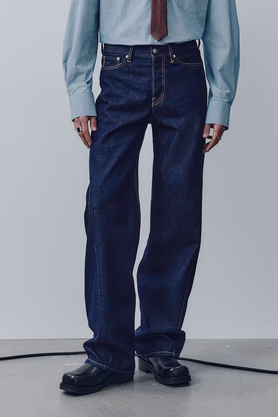 Джинсы свободного кроя loose twisted