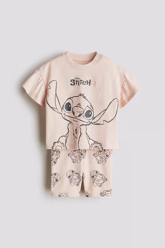 Набор из 2 предметов из хлопка с принтом h&m