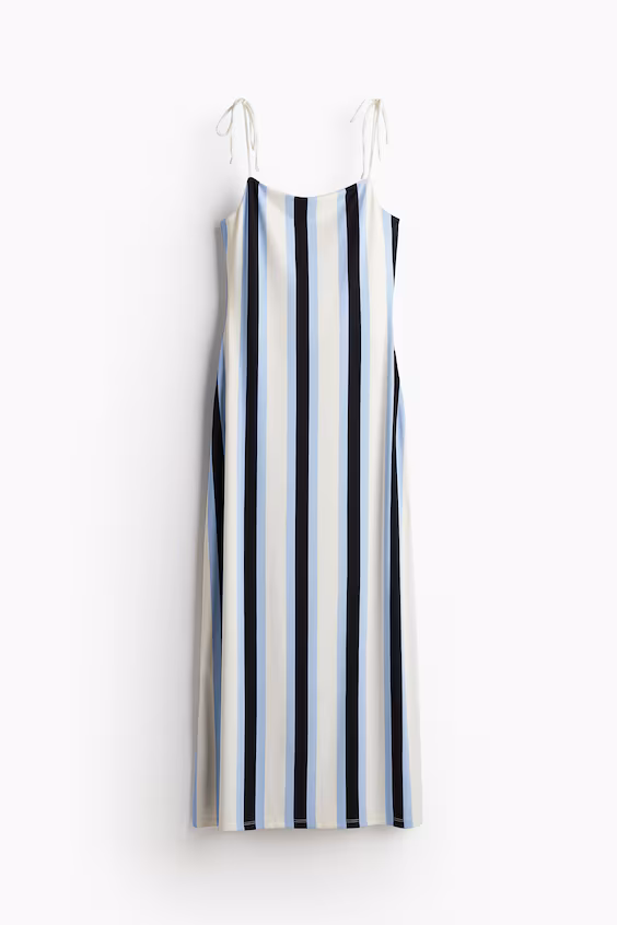 Миди-платье с завязками