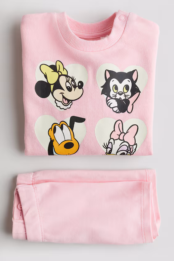 Комплект из 2 предметов с принтом