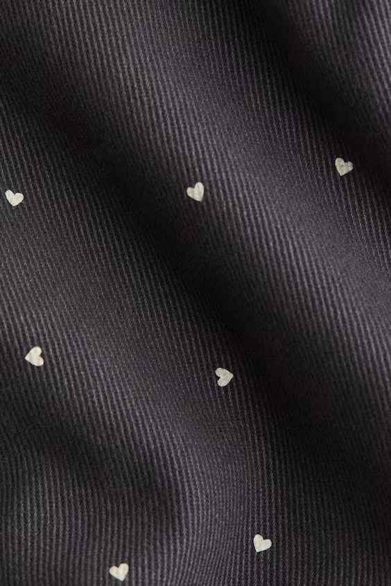 Брюки в клетку из хлопкового саржевого полотна