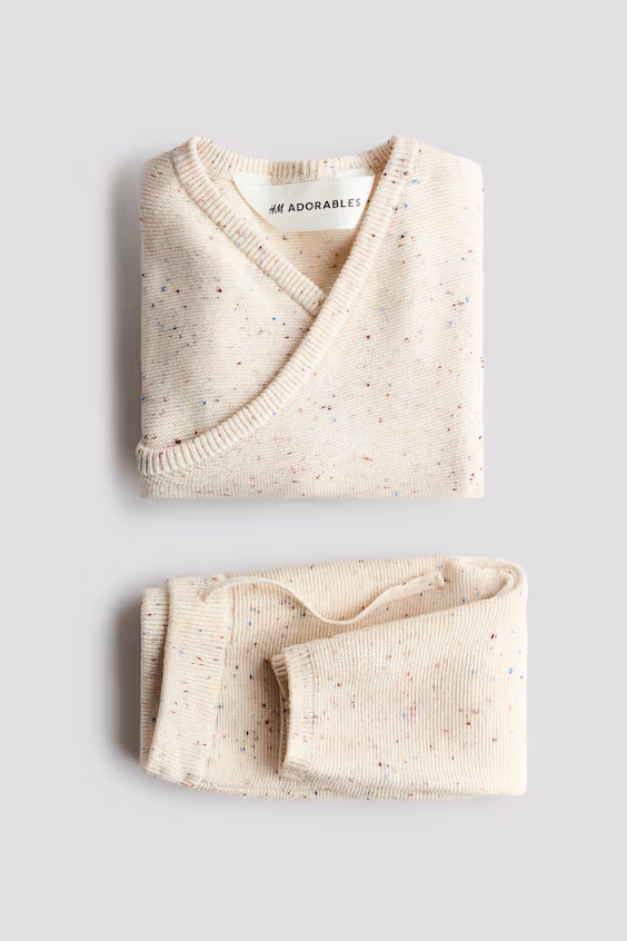 Комплект из 2 предметов из тонкой хлопковой ткани