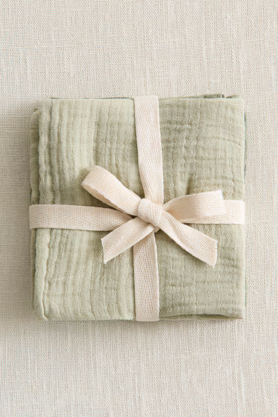 Набор из 3 муслиновых салфеток