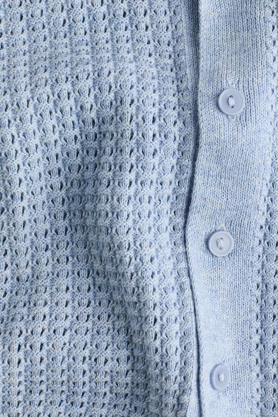 Набор из 2 предметов в мелкую вязку из хлопка