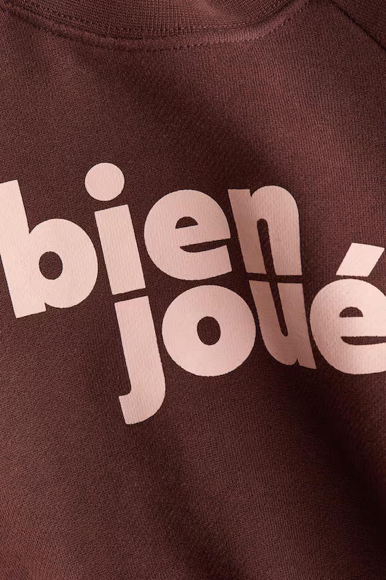 Свитшот из хлопка с вышивкой