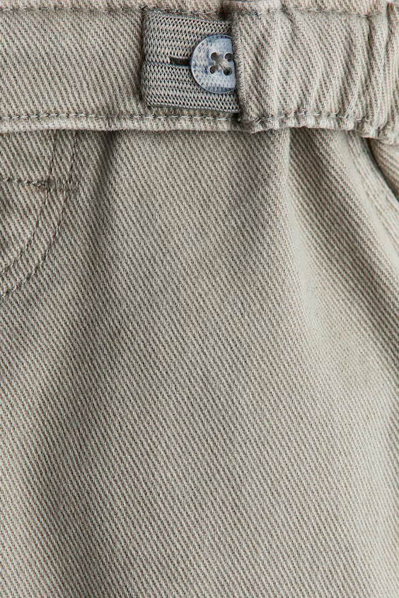 Брюки-джоггеры из хлопкового холста