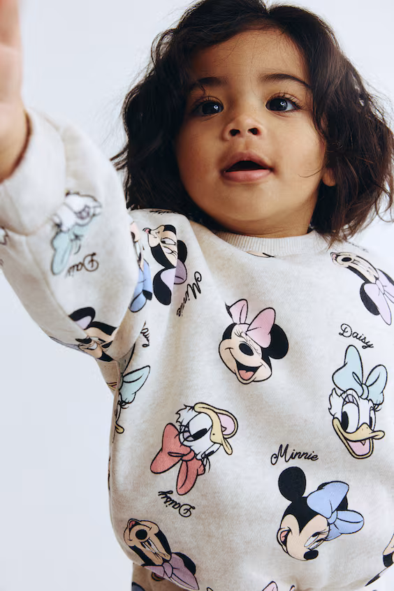 Набор из 2 предметов из футера с узором