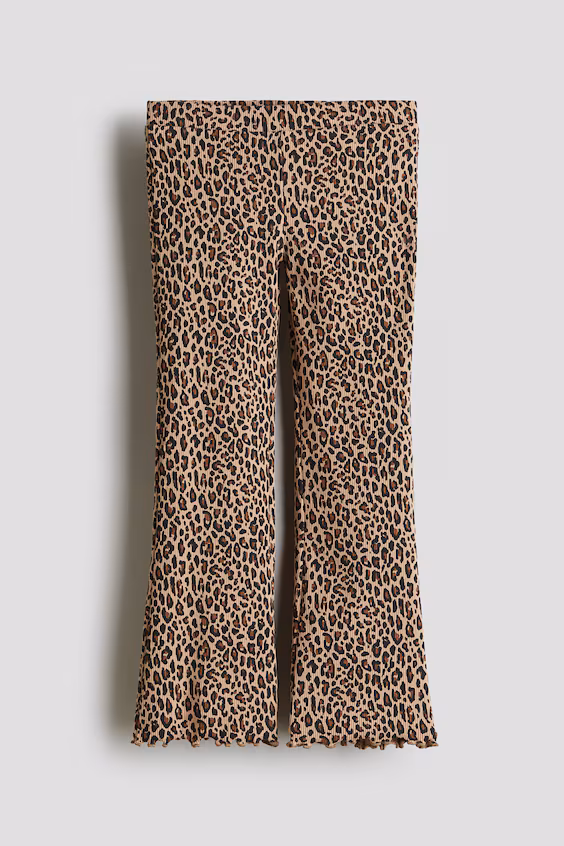 Леггинсы силуэта а леопард