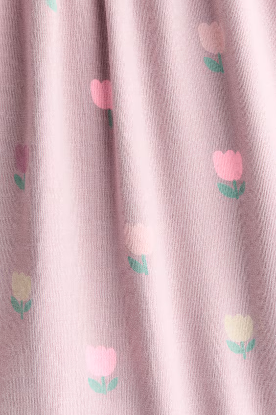 Платье из хлопка в принт