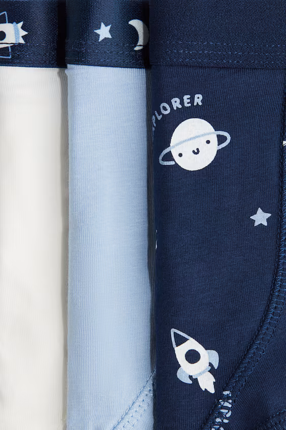 Набор из 5 штанов-боксеров из хлопка