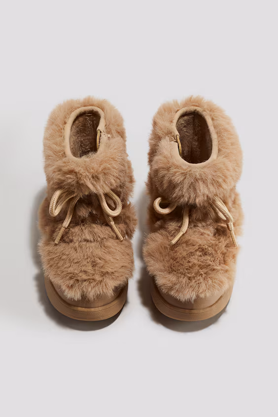 Сапоги для снега с теплой подкладкой