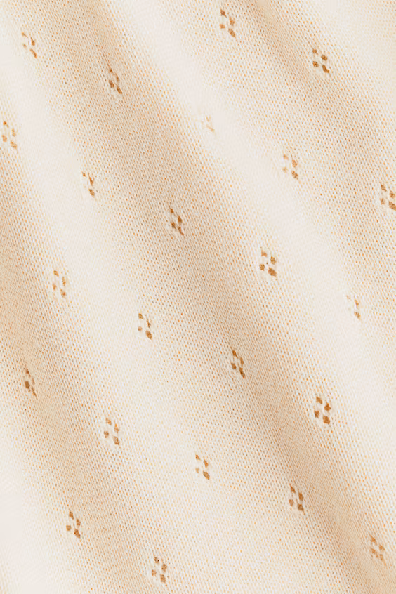 Платье с воротником из прозрачной вязаной ткани