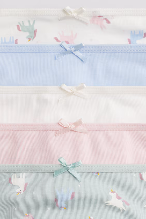 Набор из 5 хлопковых трусиков