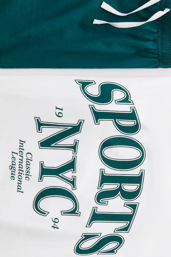 Пижама из хлопкового джерси