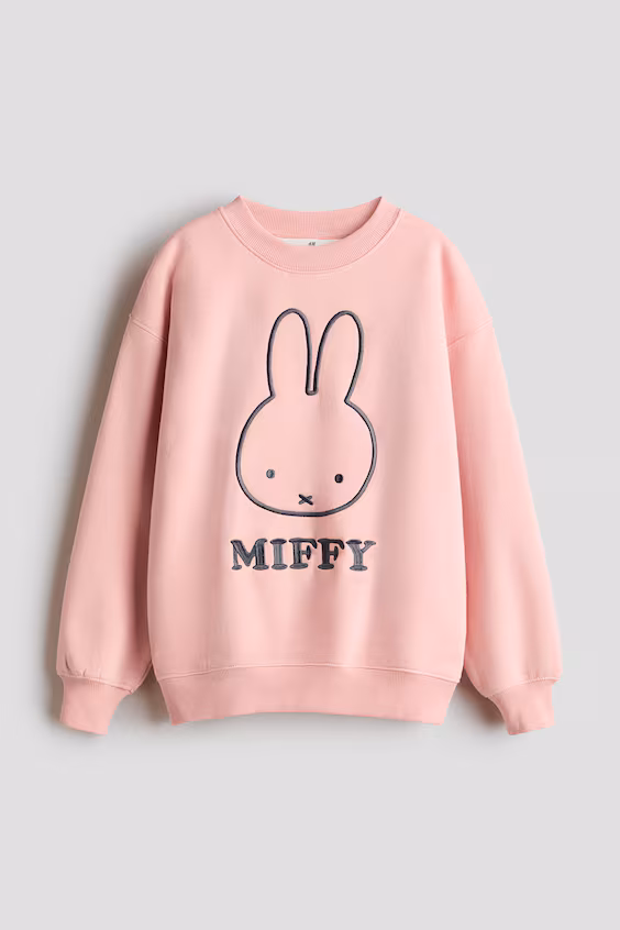 Свитшот оверсайз с принтом