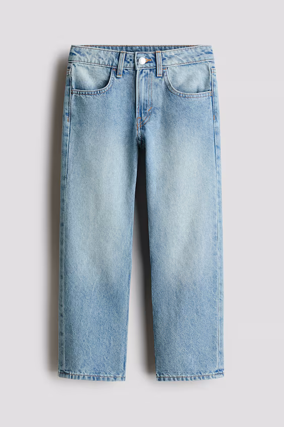 Джинсы relaxed fit прямого кроя