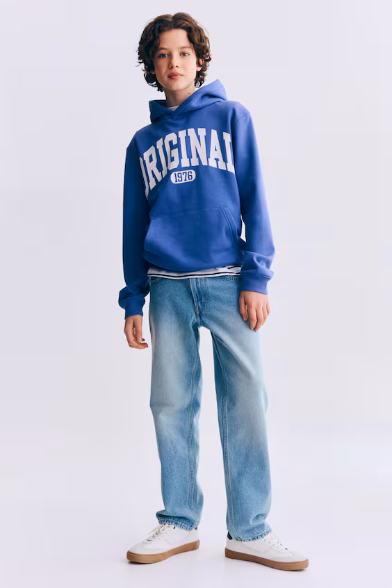 Джинсы relaxed fit прямого кроя