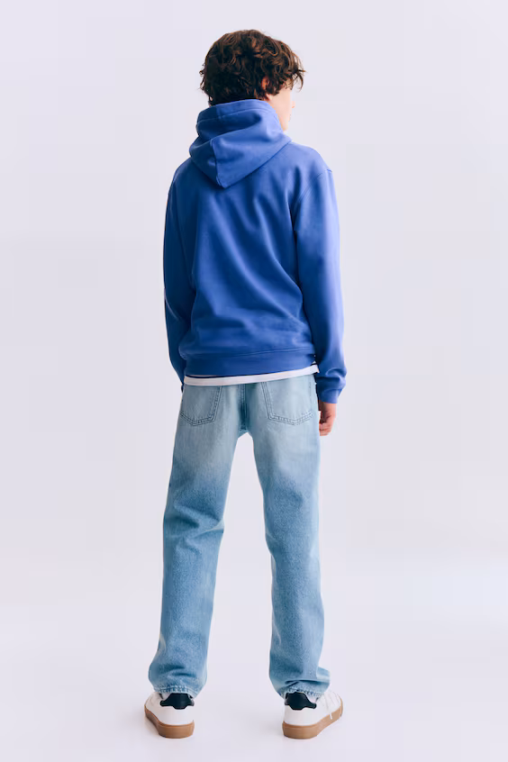 Джинсы relaxed fit прямого кроя