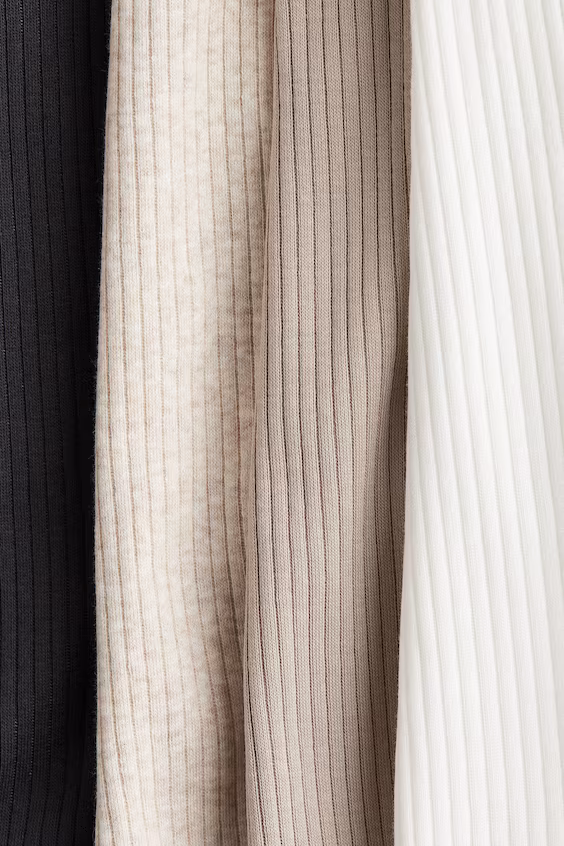 Набор из 4 брюк из рубчикового хлопка